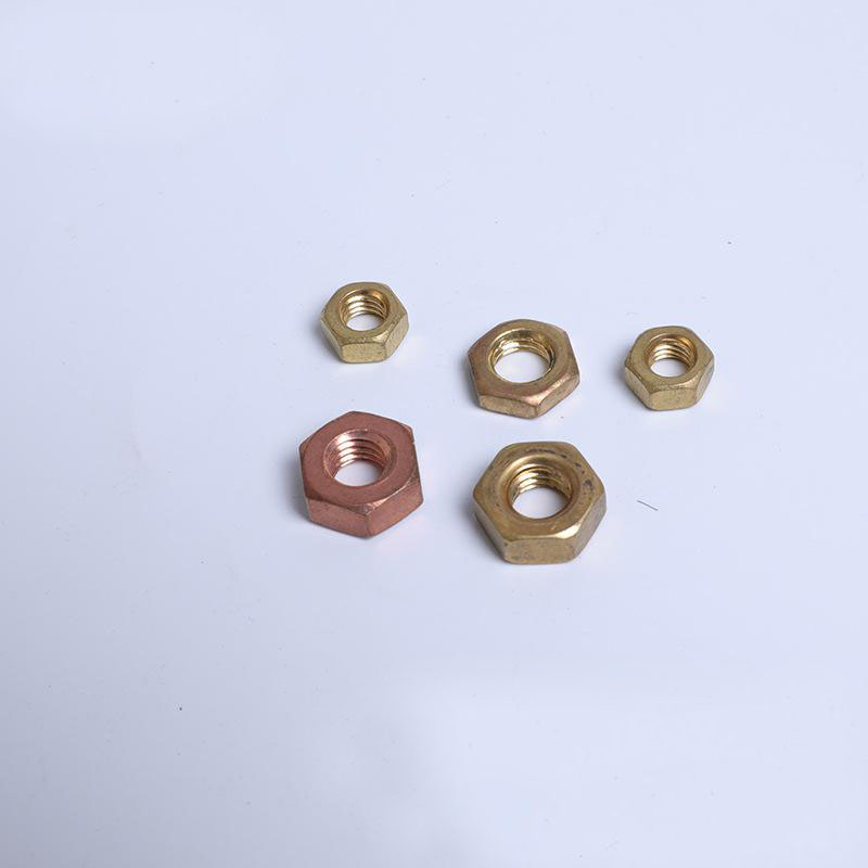 黃銅六角螺母 黃銅螺帽 黃銅螺母微型螺母 眼鏡螺母